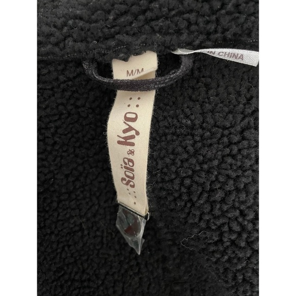 Soia & kyo - Sherpa Lined Jacket in Black - Picture 9 of 11